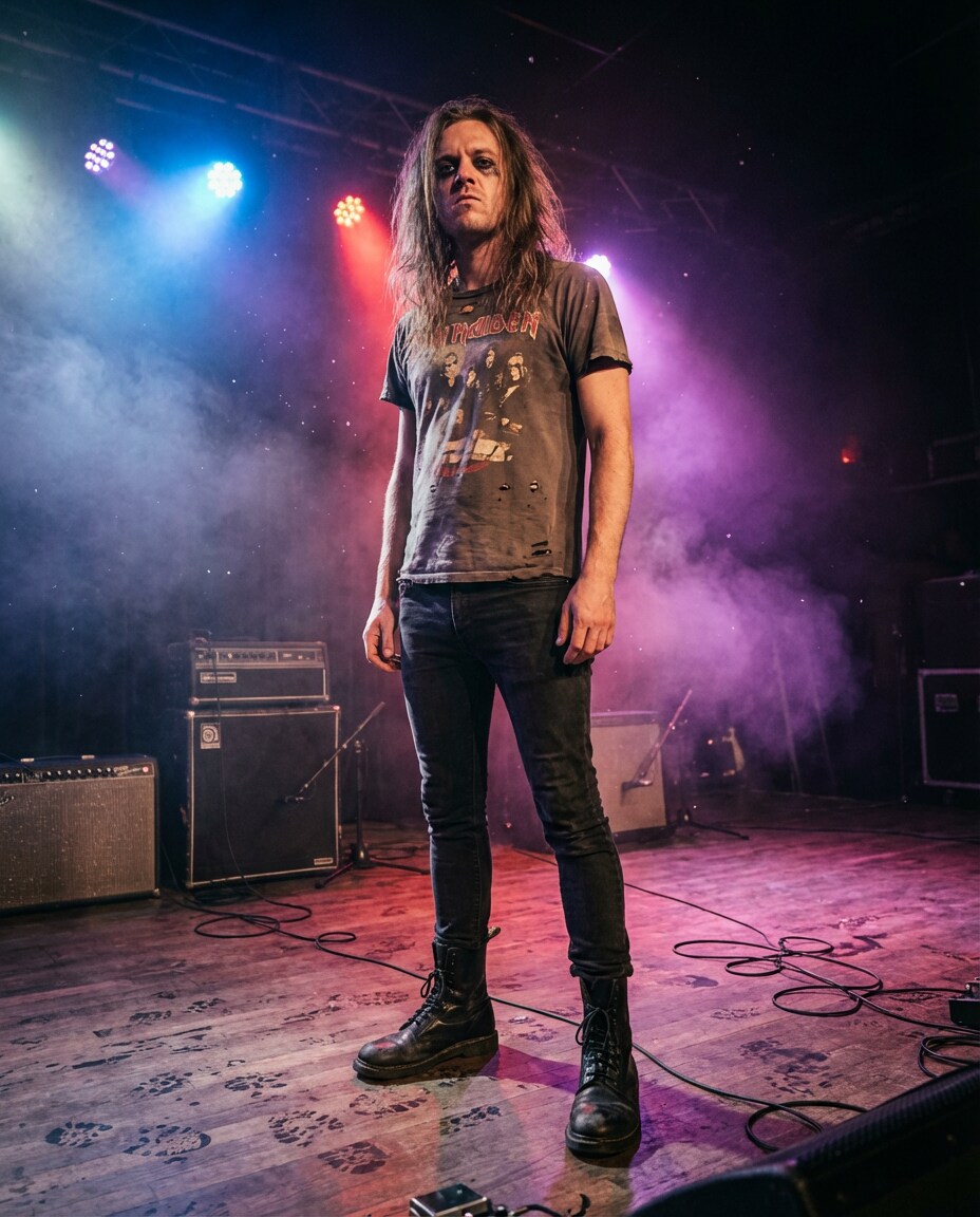 rock stage portrait photo