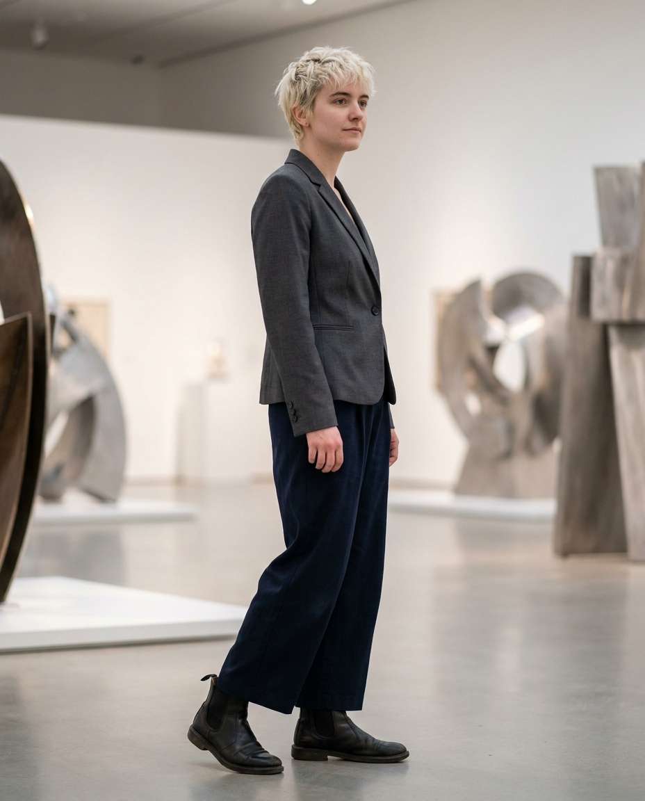 modern art gallery photo