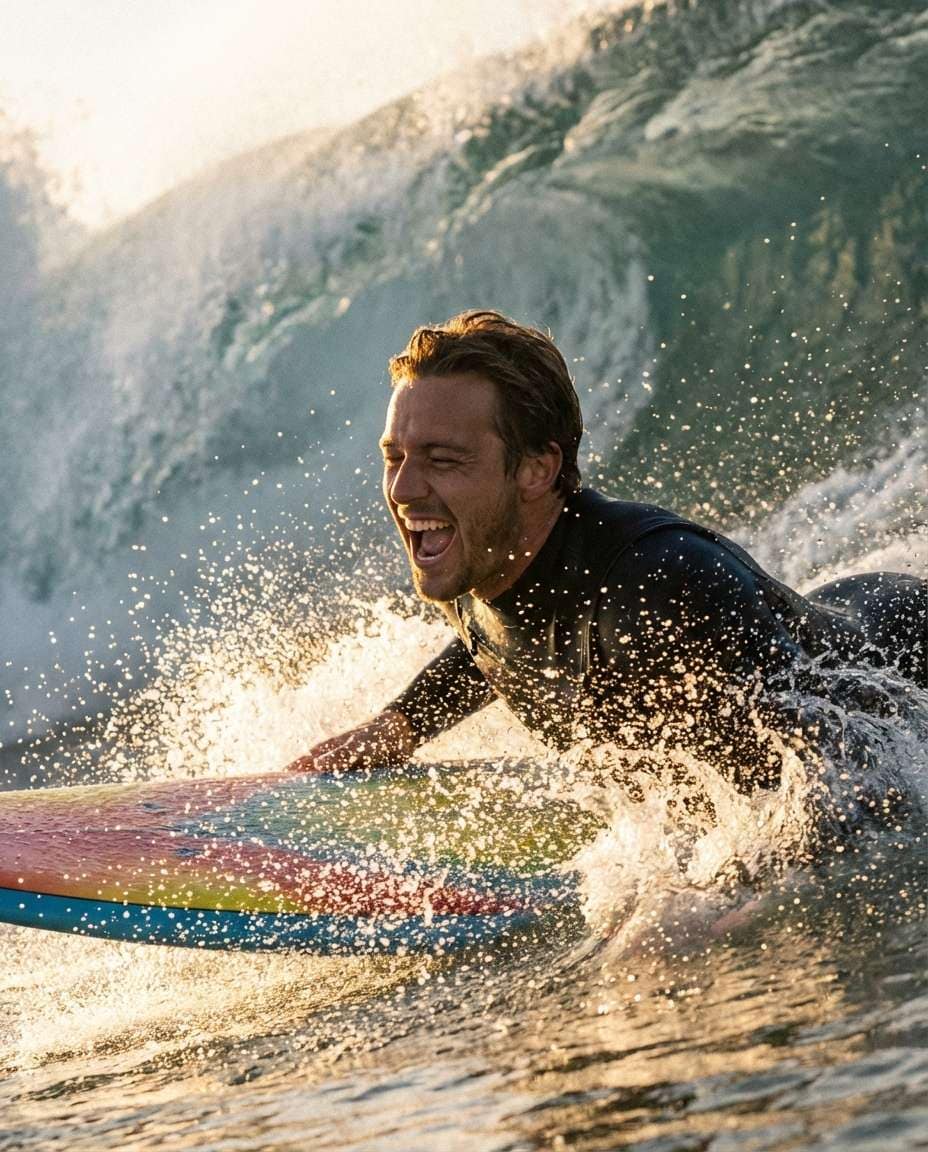 sunflecked barrel exit photo