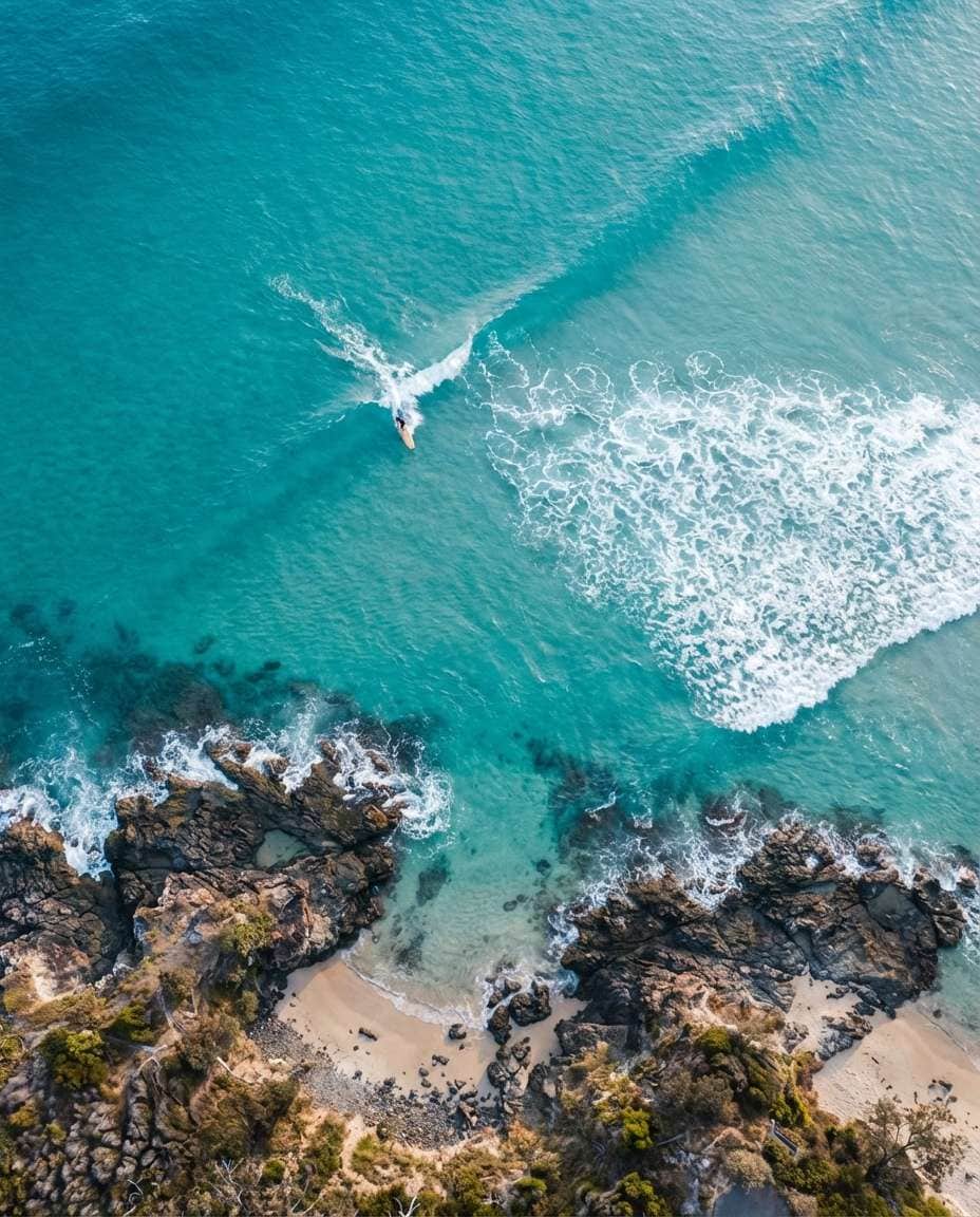 overhead drone set photo