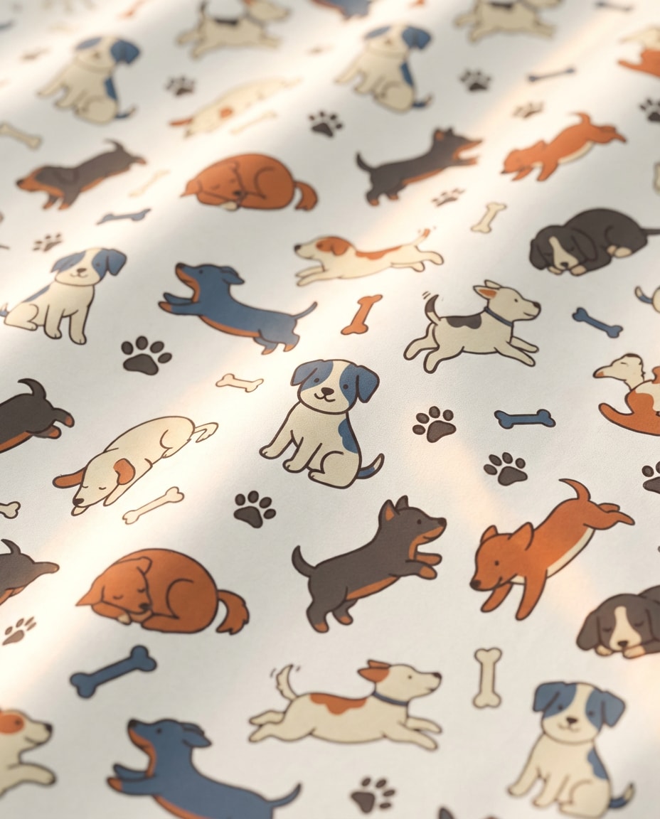 seamless pattern dogs photo