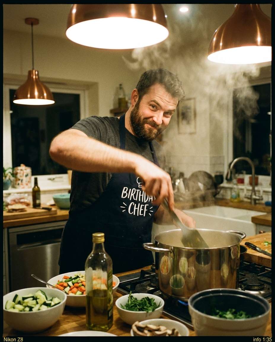 chef kitchen moment photo