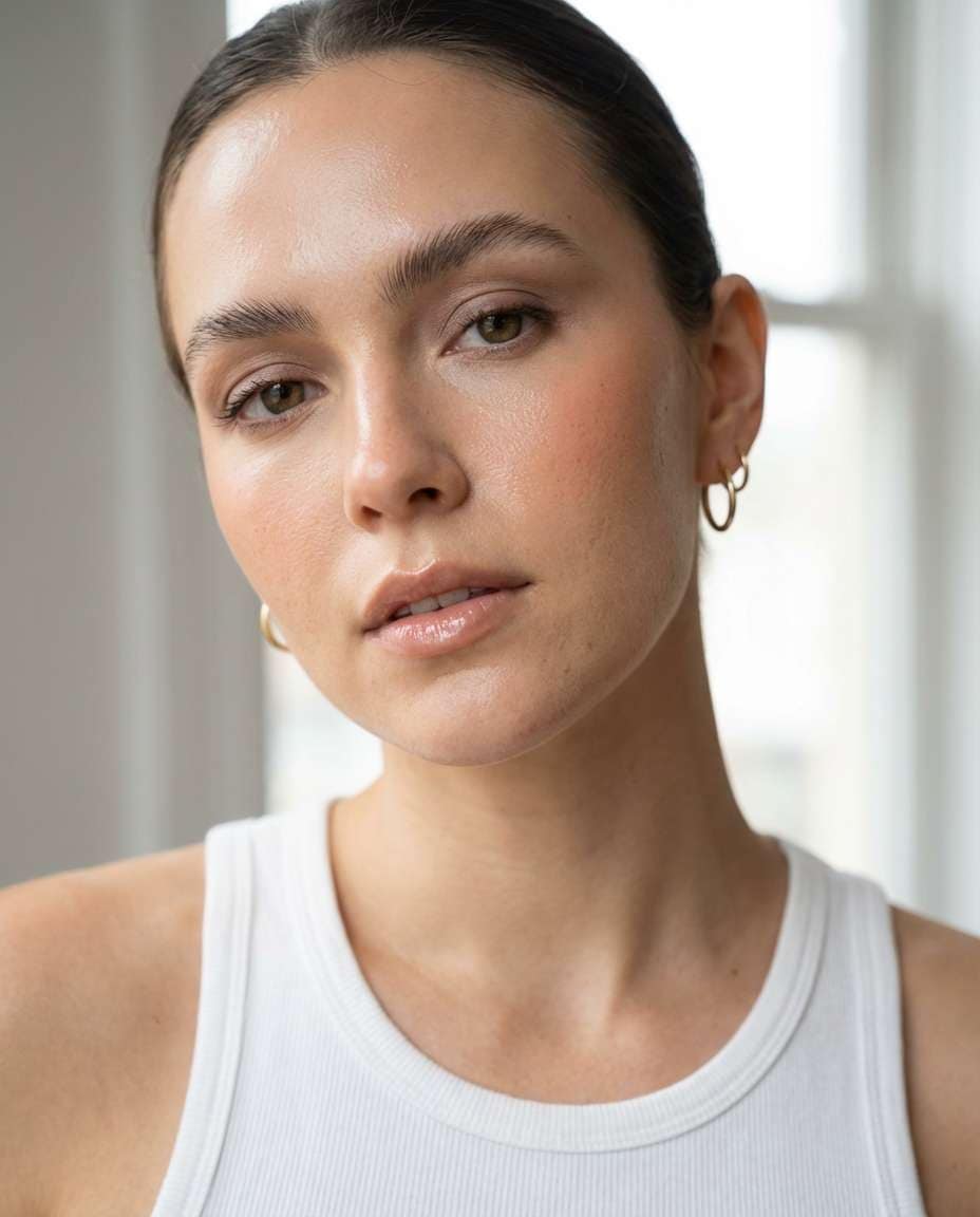 clean girl glow photo