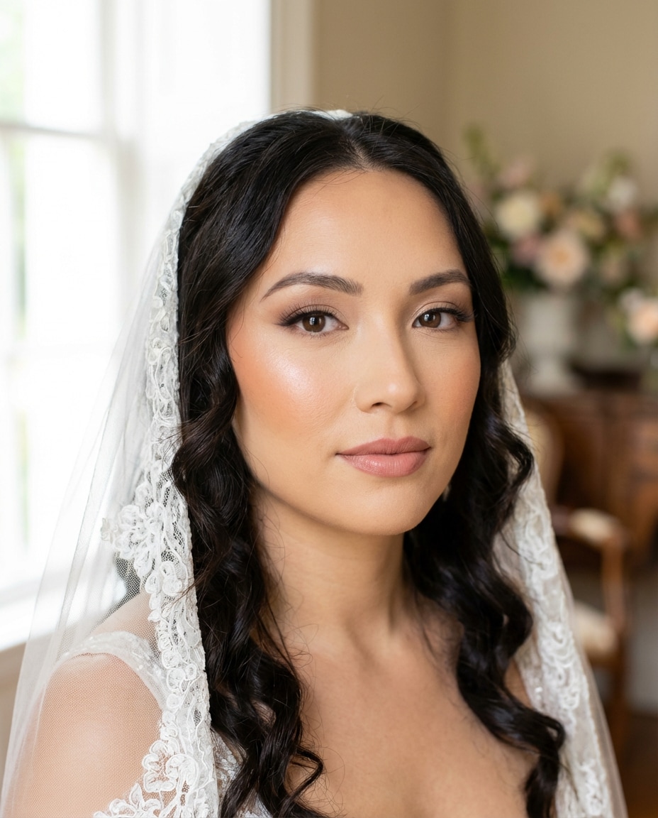 bridal soft focus photo