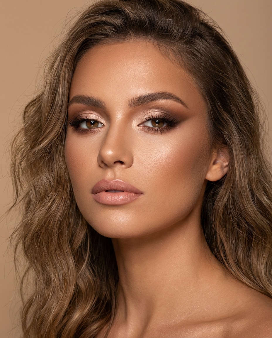 soft glam bronze photo