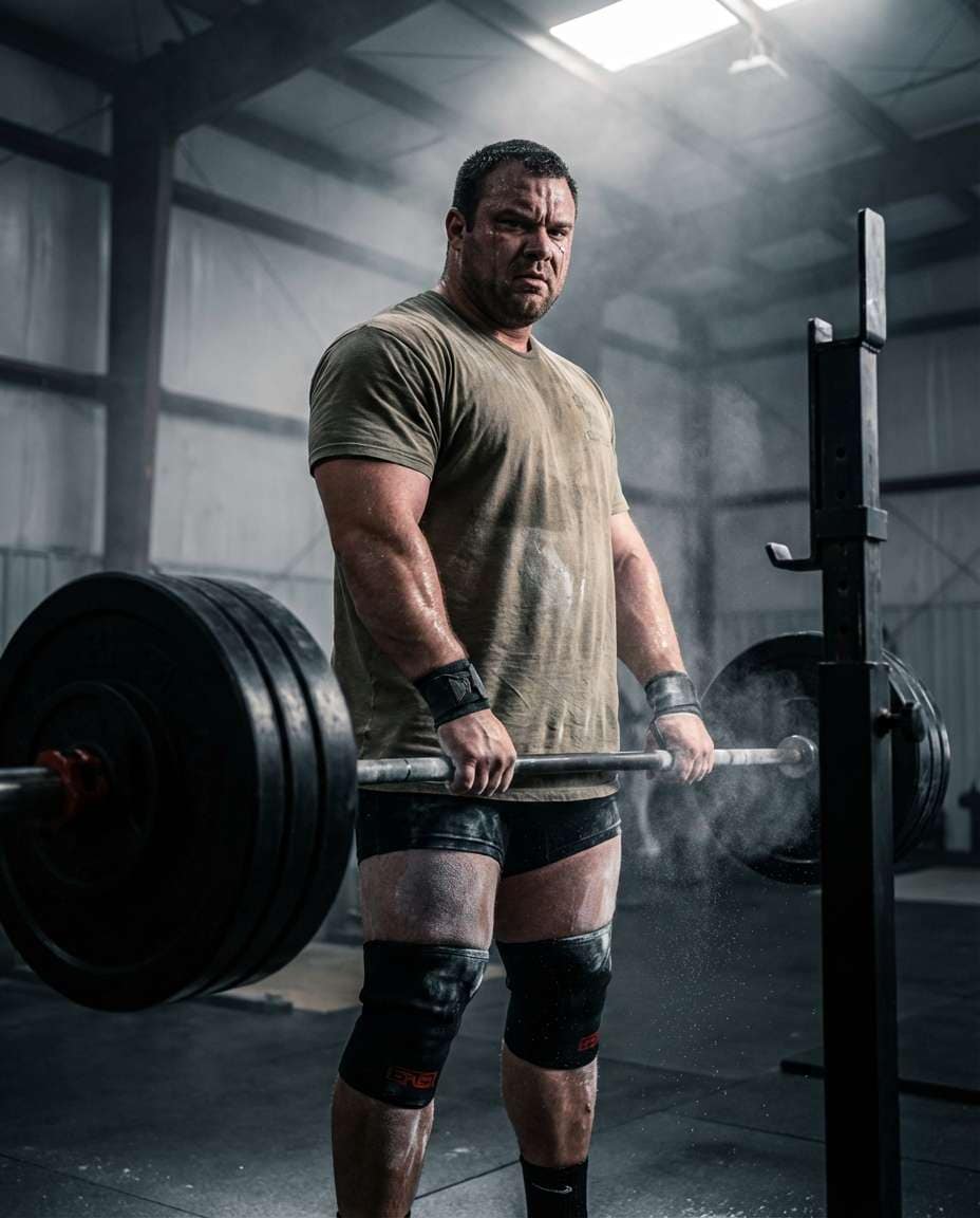 powerlifting portrait photo