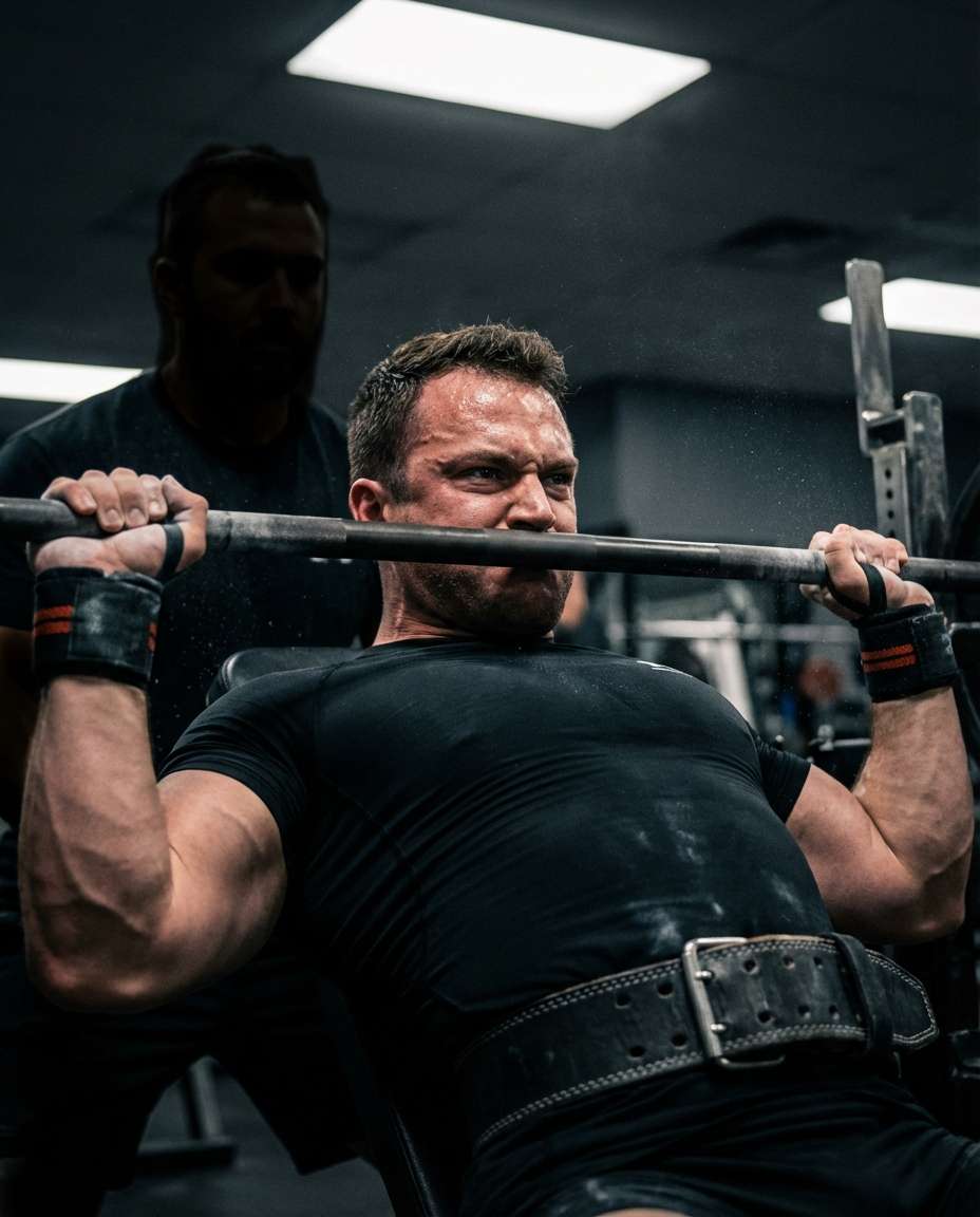 bench press intensity photo