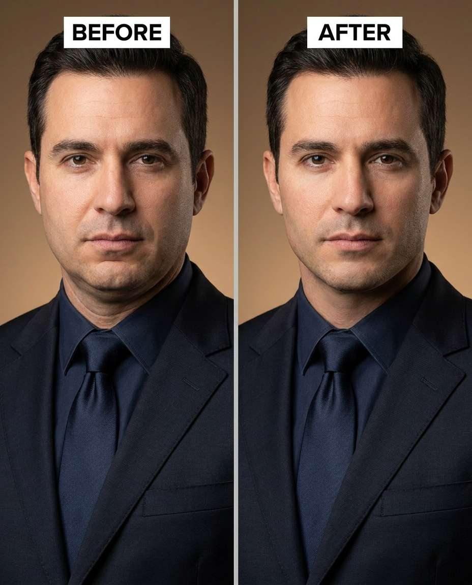 formal suit headshot photo
