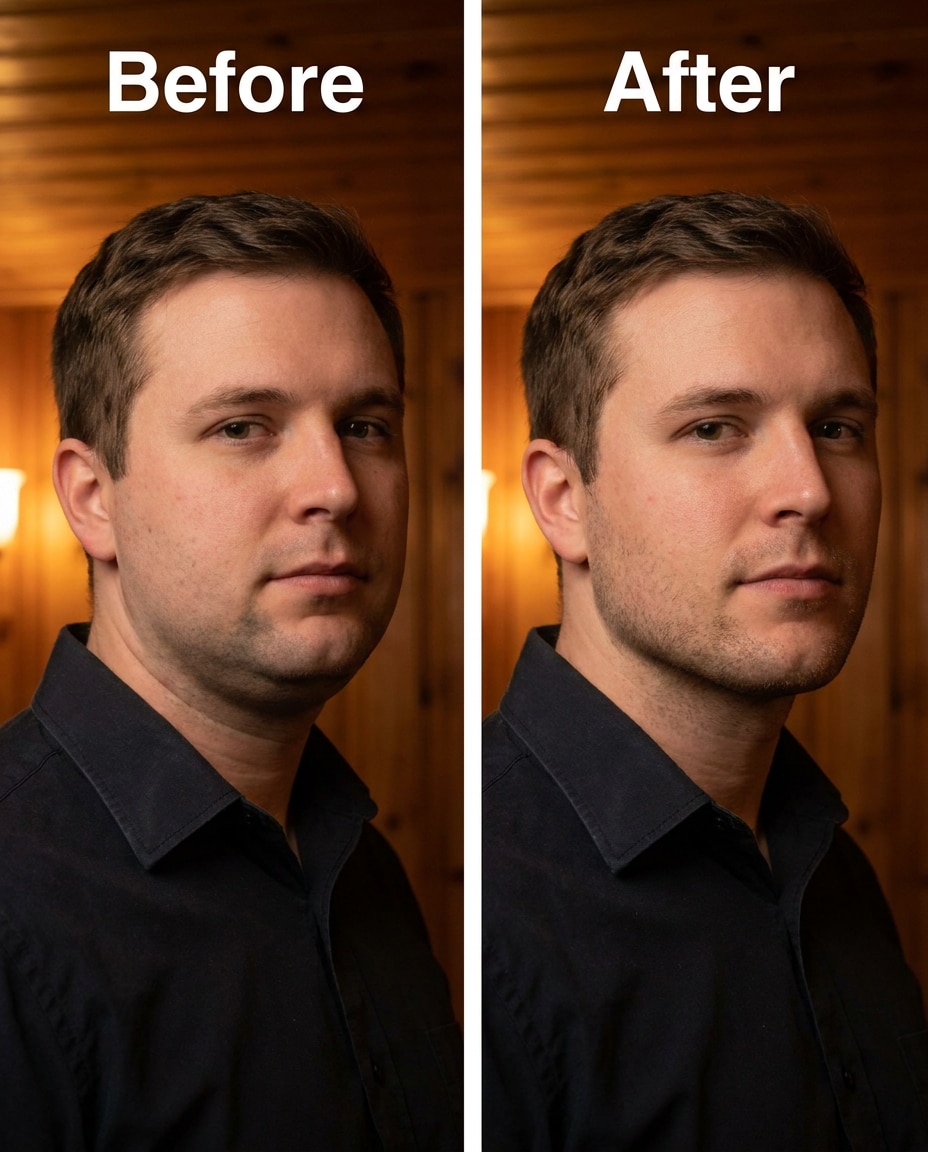 stronger contour natural photo