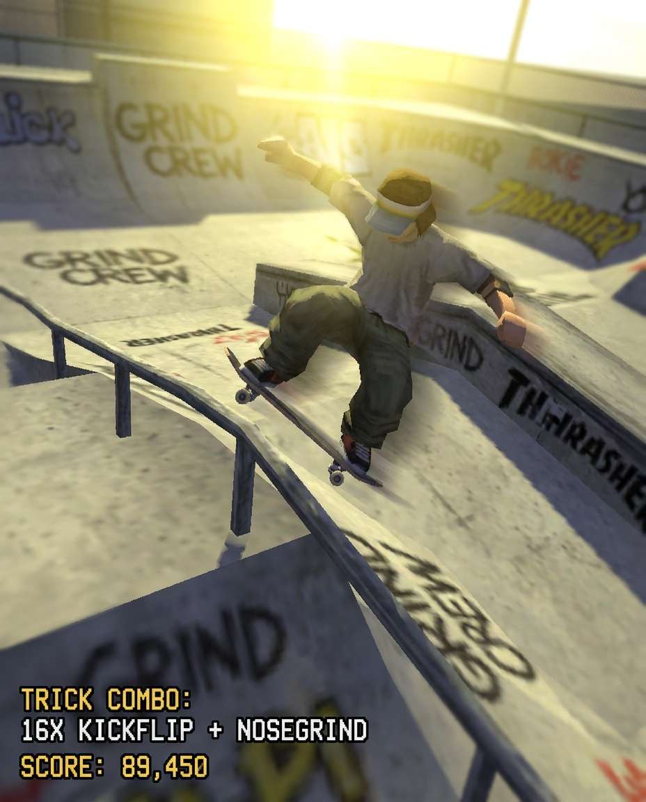skate park trick photo
