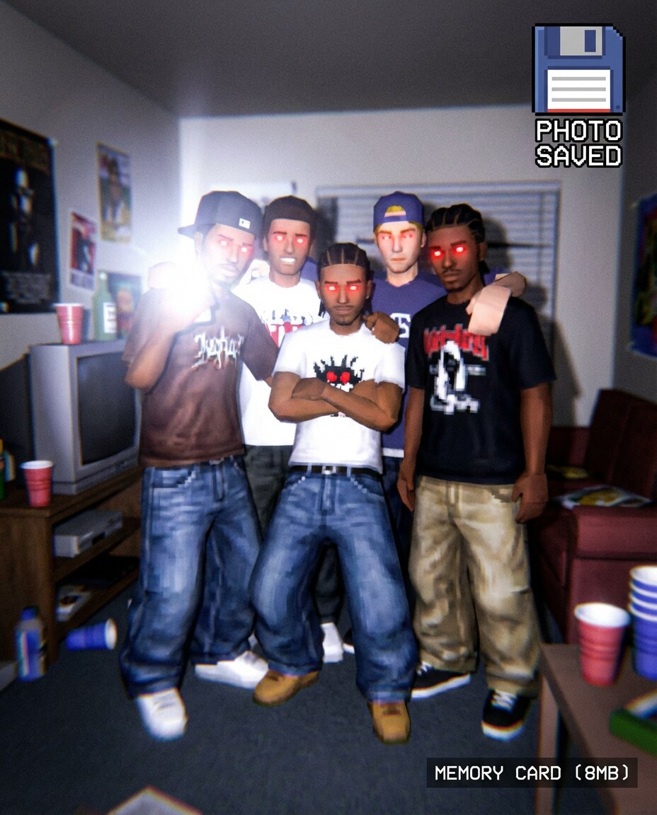 old camera flash photo