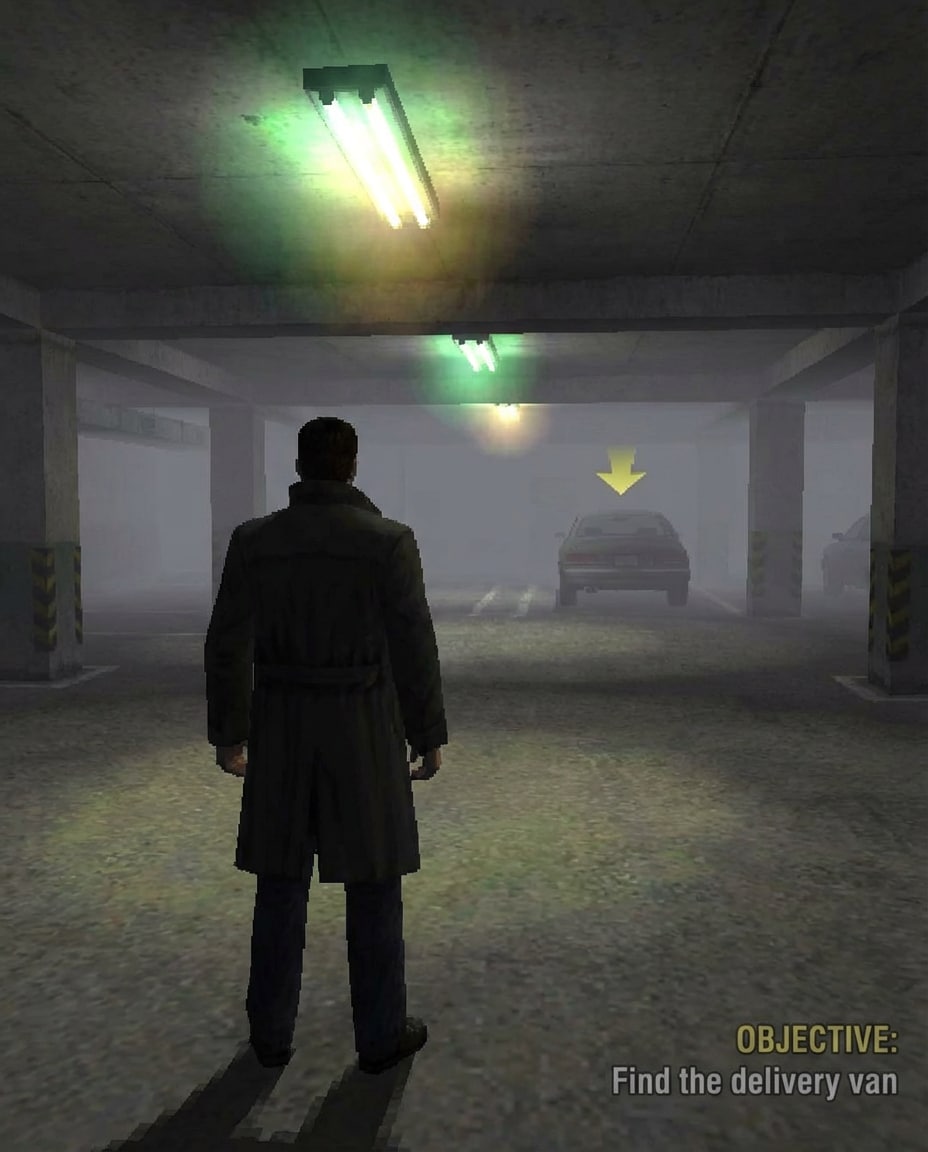 parking garage scene photo