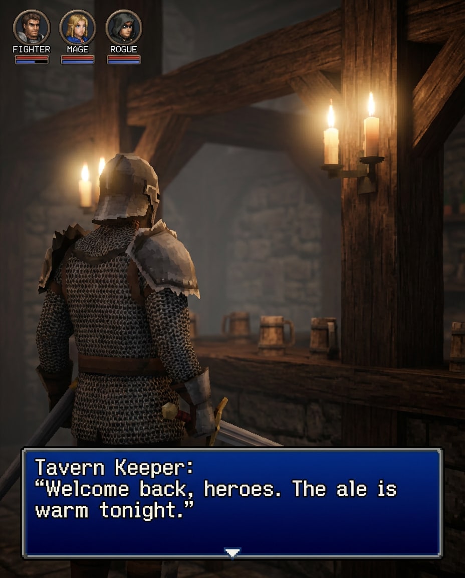 fantasy tavern scene photo