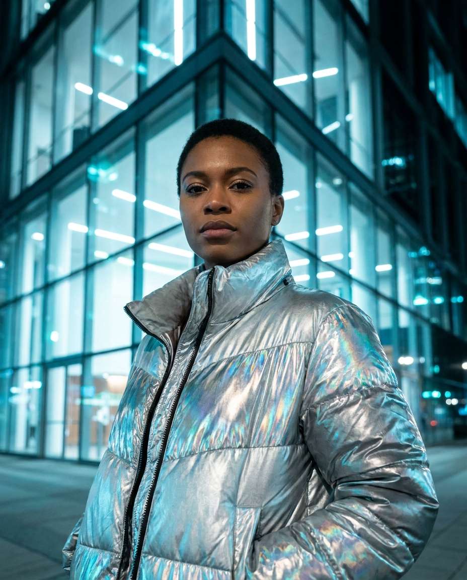 chrome futurist puff photo