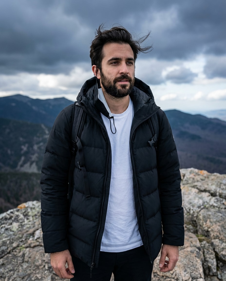 mountain wind scene photo