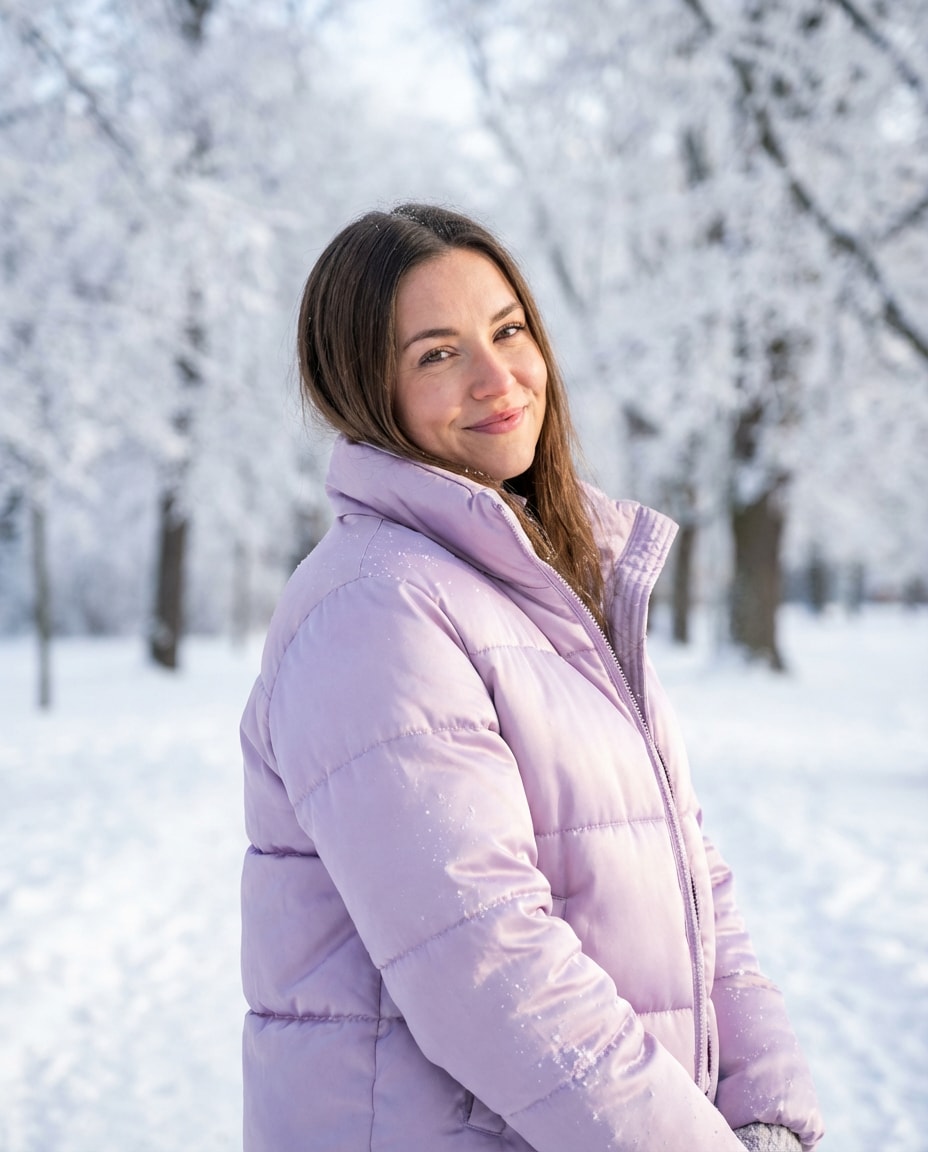 pastel snow day photo