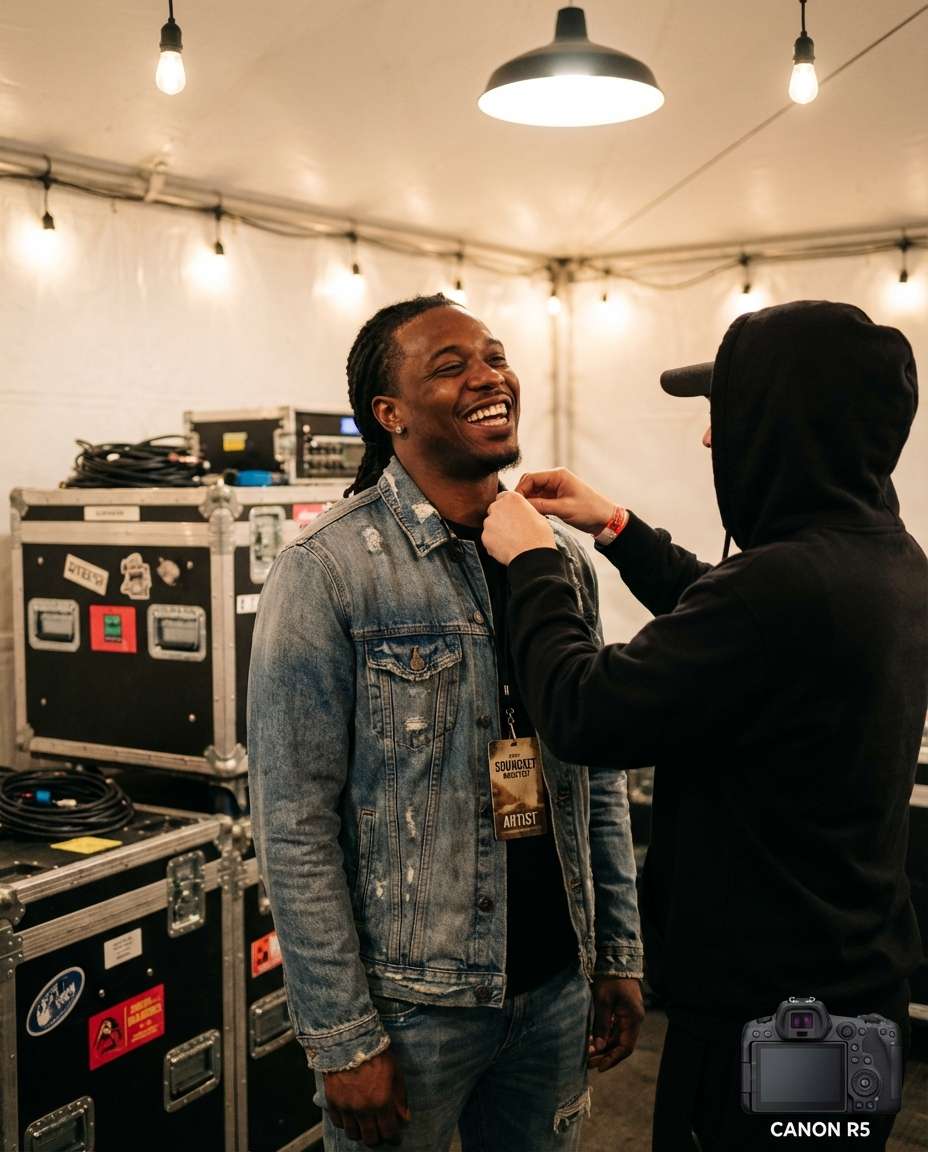 festival backstage pass photo