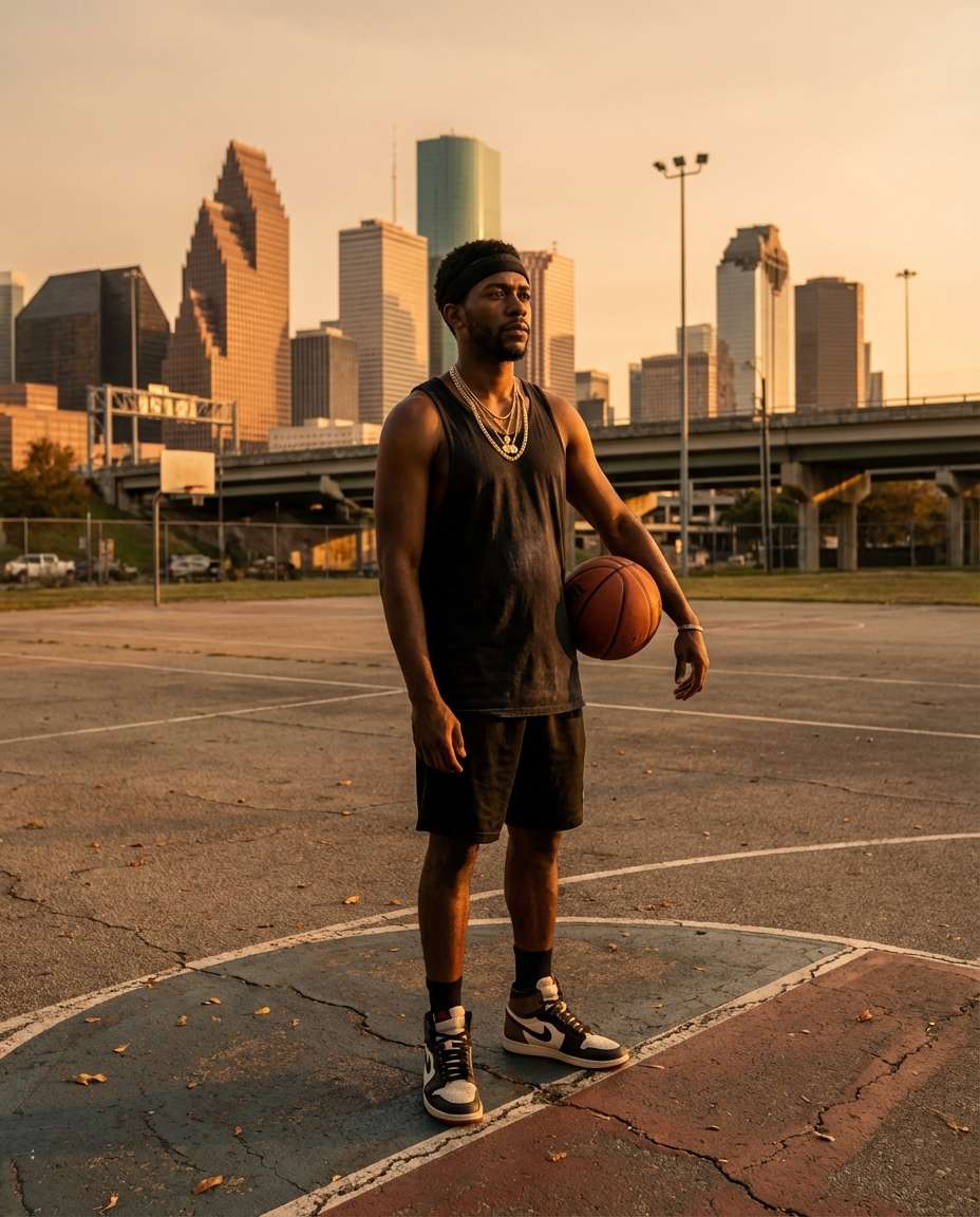 street basketball court photo