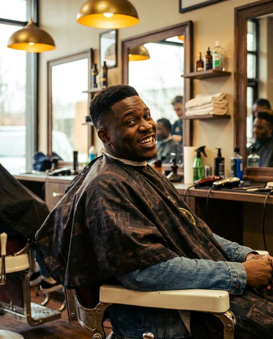 barbershop fresh cut photo