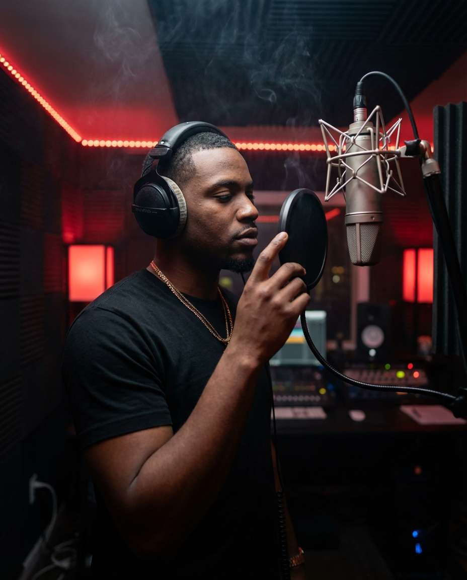 studio booth mood photo