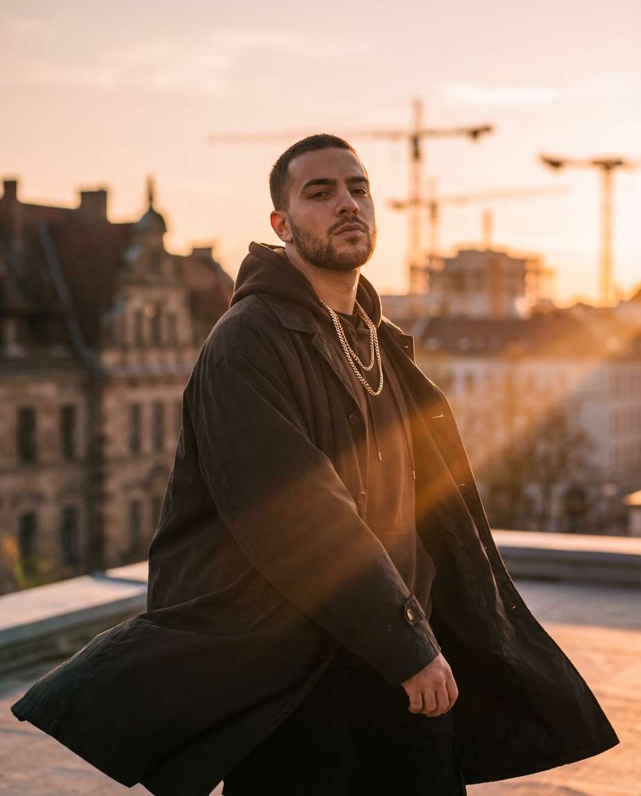 rooftop golden hour photo