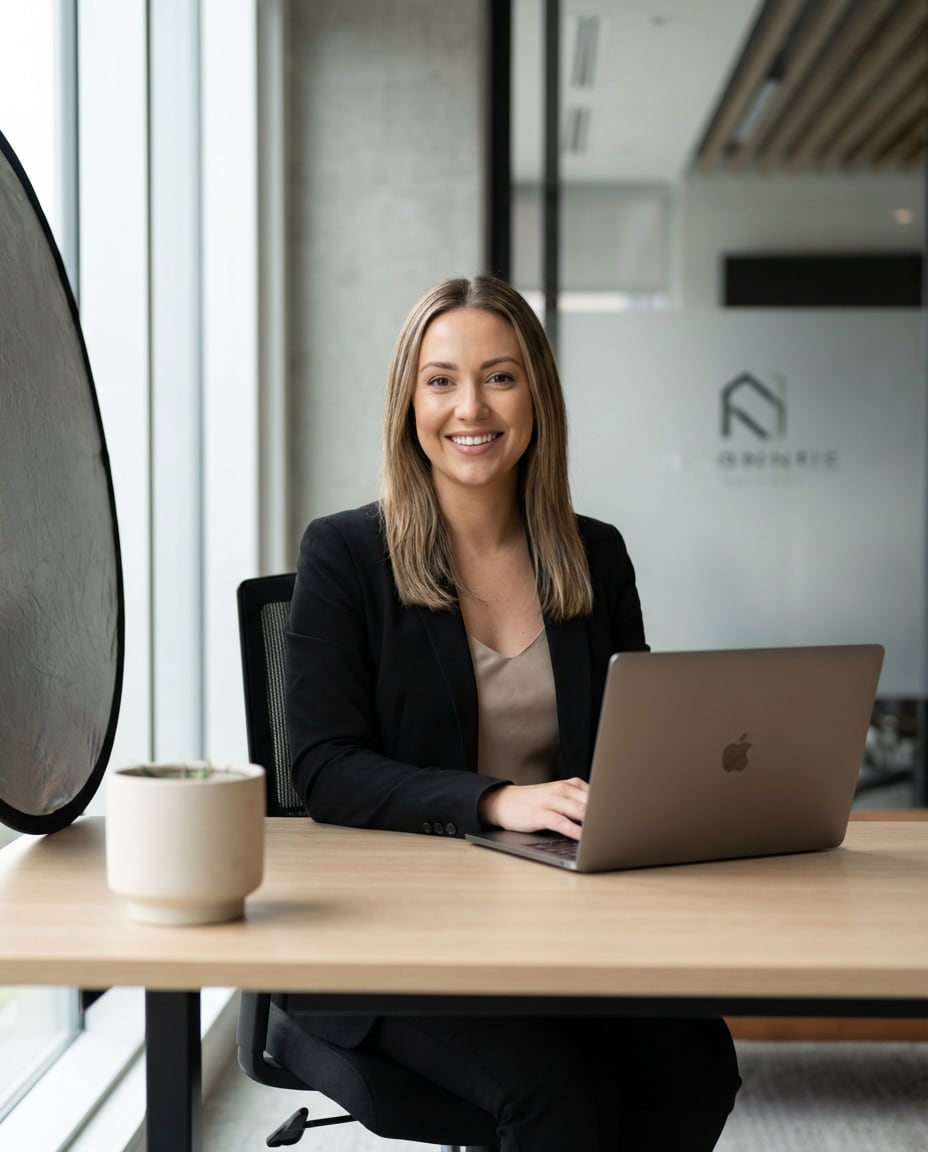 modern office portrait photo