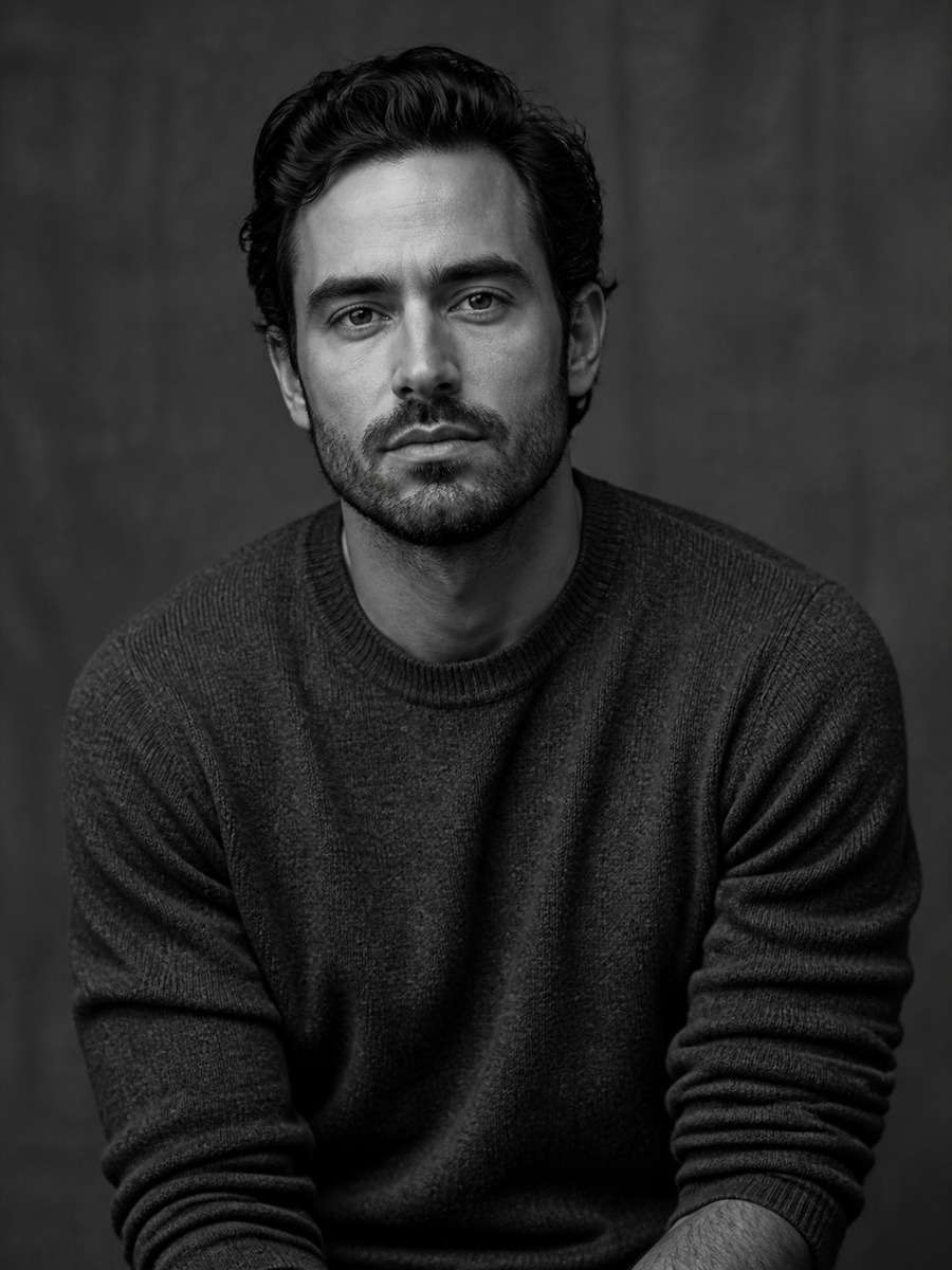Monochrome Realistic Portrait photo