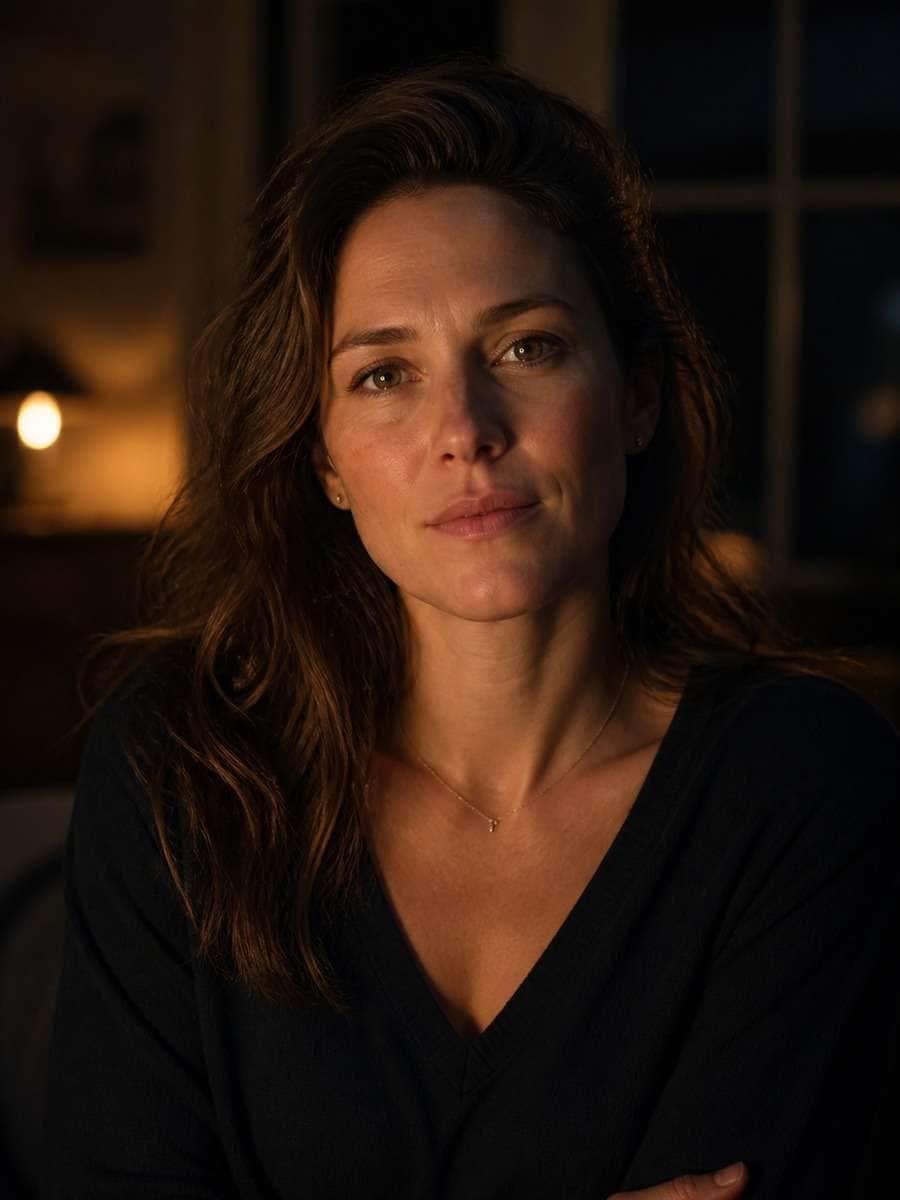Moody Evening Portrait photo
