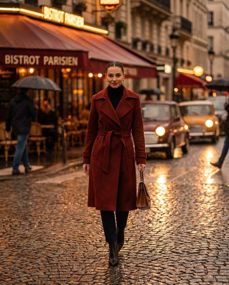 paris street trench photo