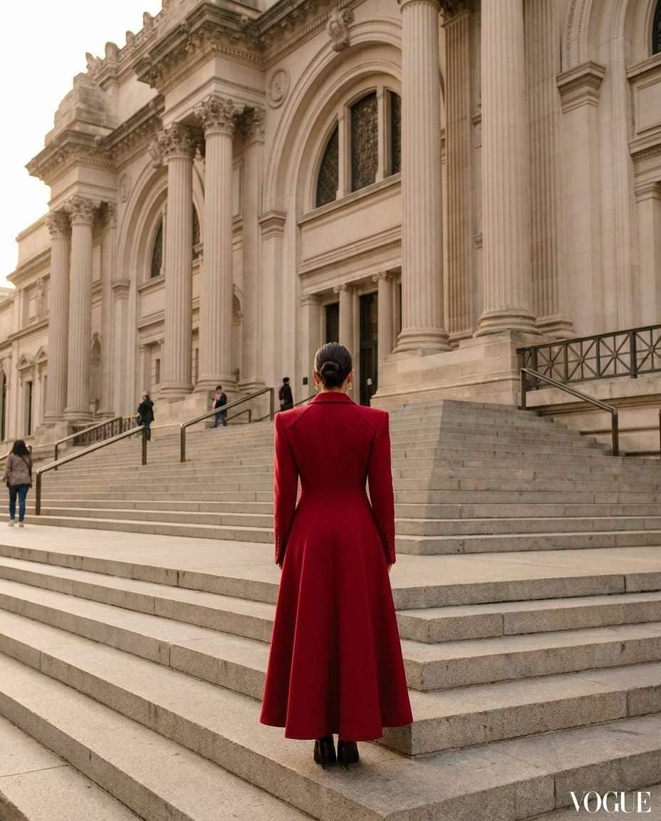 museum steps editorial photo