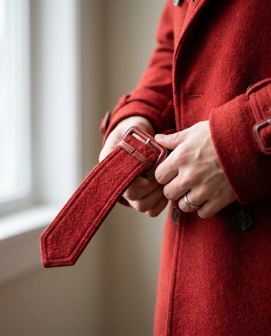 hands on belt detail photo