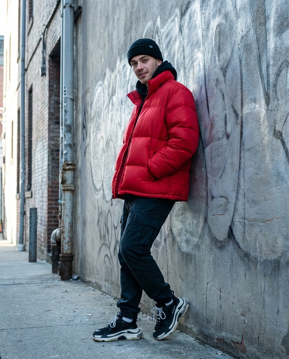 streetwear puffer photo