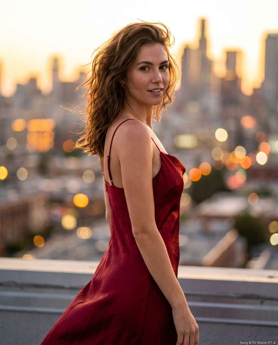 rooftop golden hour photo