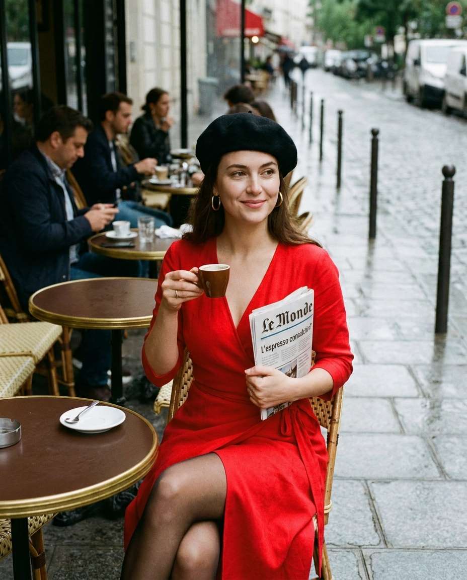 paris cafe chic photo