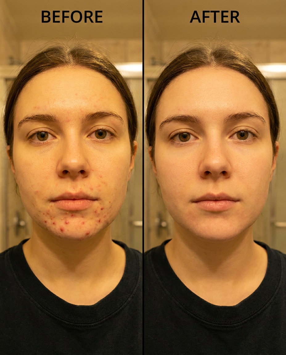 chin breakout reduction photo