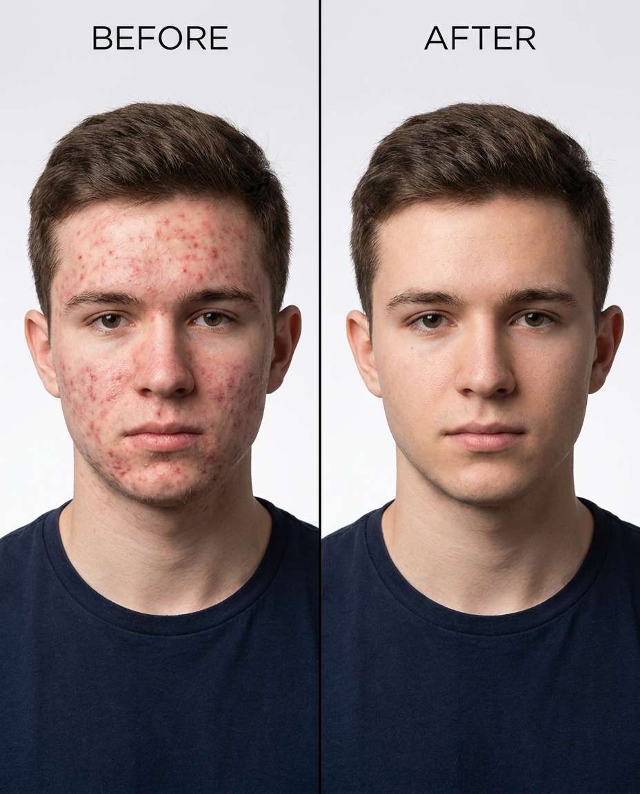 strong retouch still real photo