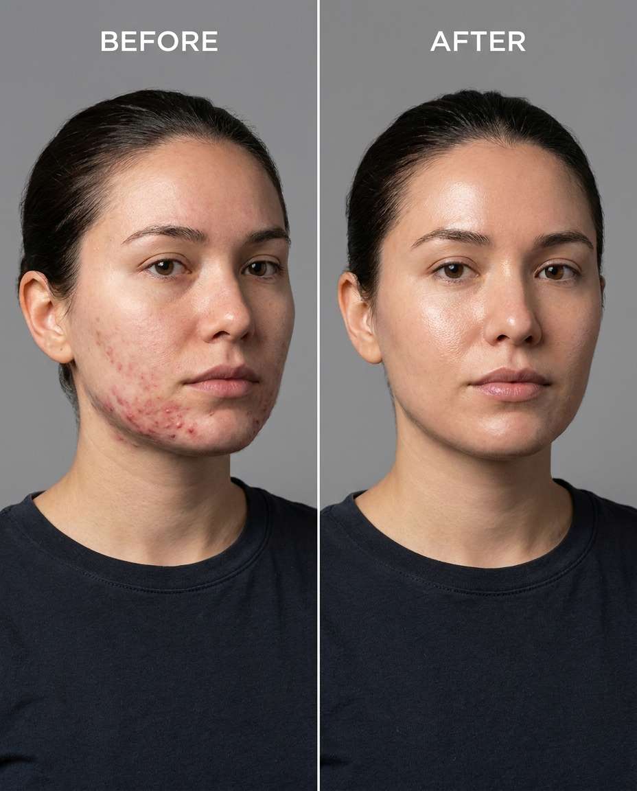 jawline flareup photo