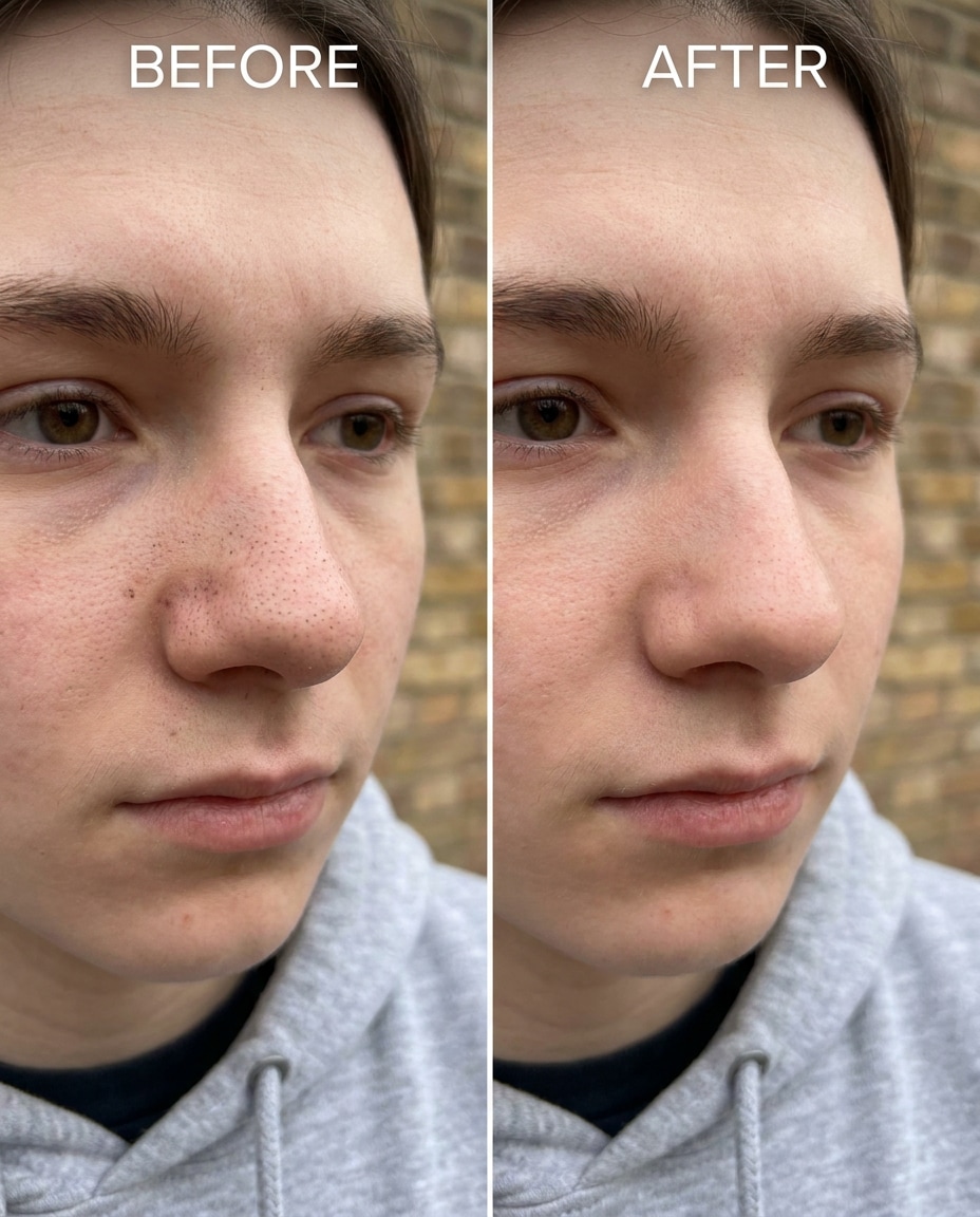 nose blackhead polish photo