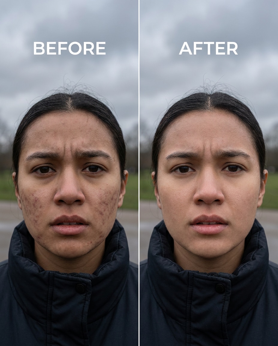 postacne marks fade photo
