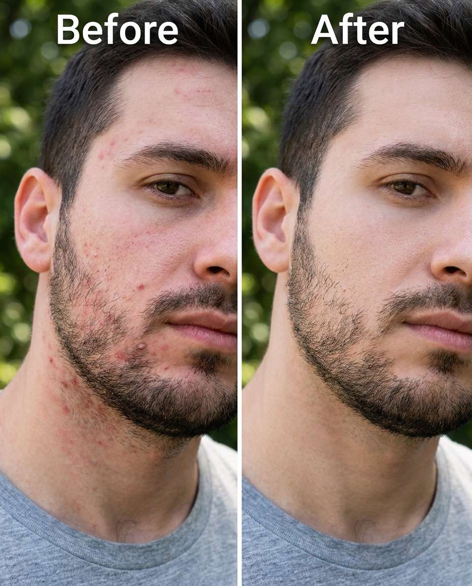 beardline cleanup photo