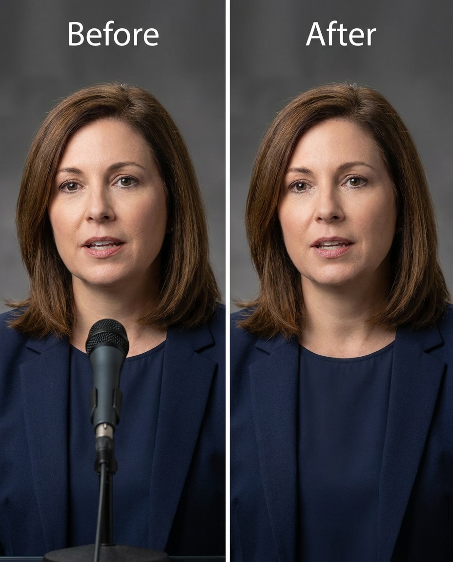 microphone in frame photo