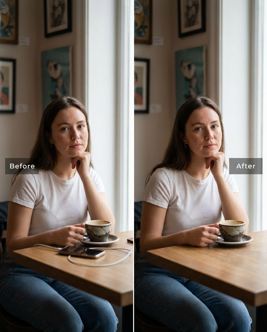 golden hour portrait photo