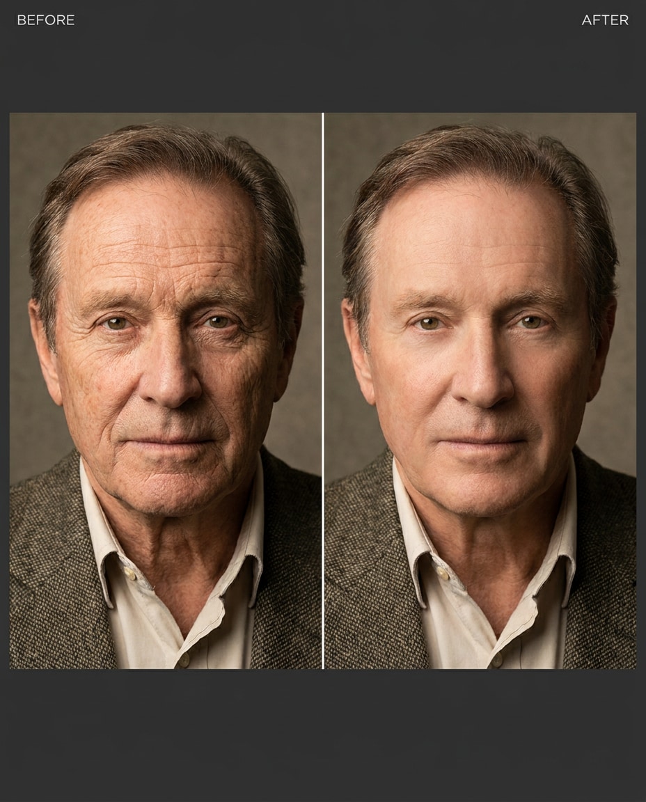 mature portrait gentle photo