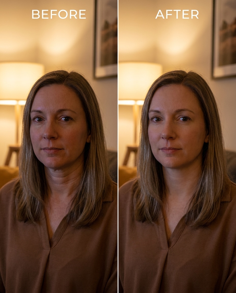 neck creases softened photo