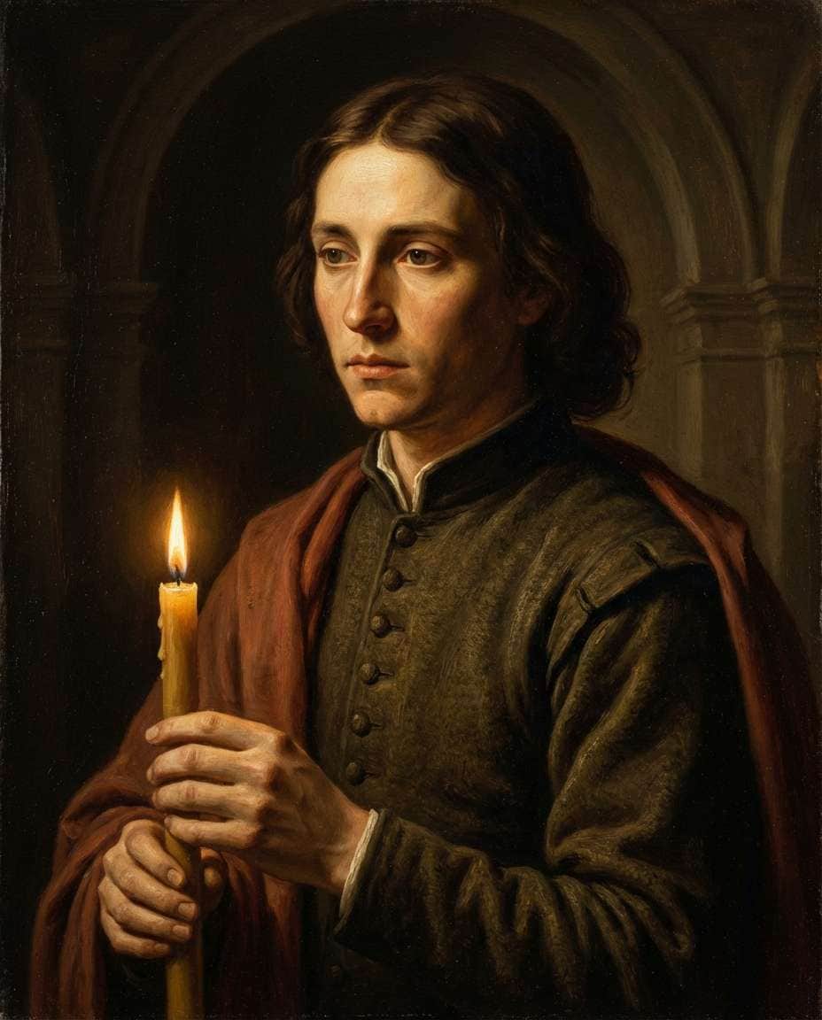 candlelit chiaroscuro photo