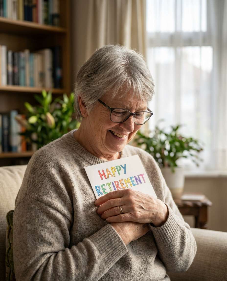 retiree smiling portrait photo