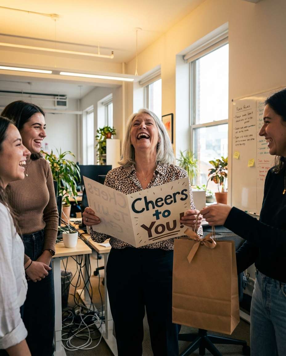 team presentation moment photo