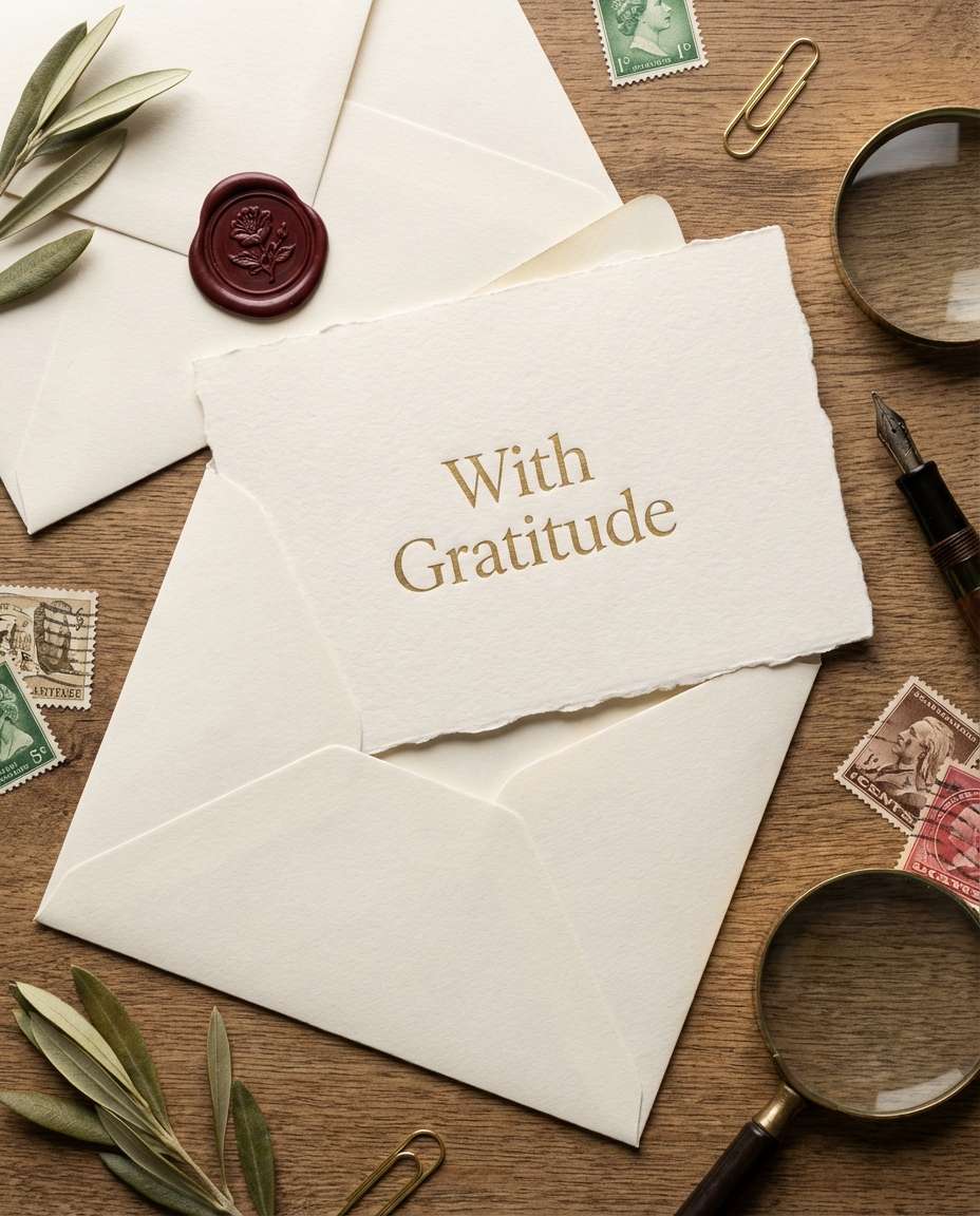 envelope and wax seal photo