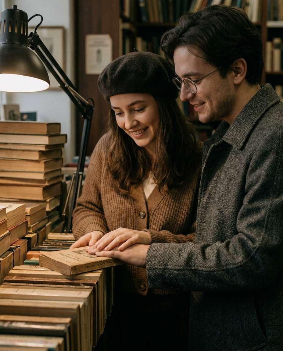 vintage bookstore whisper photo
