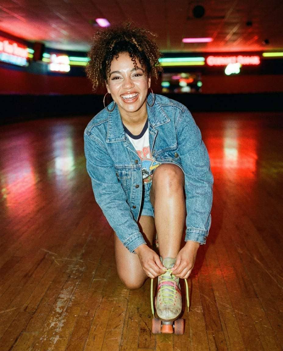 roller rink glow photo